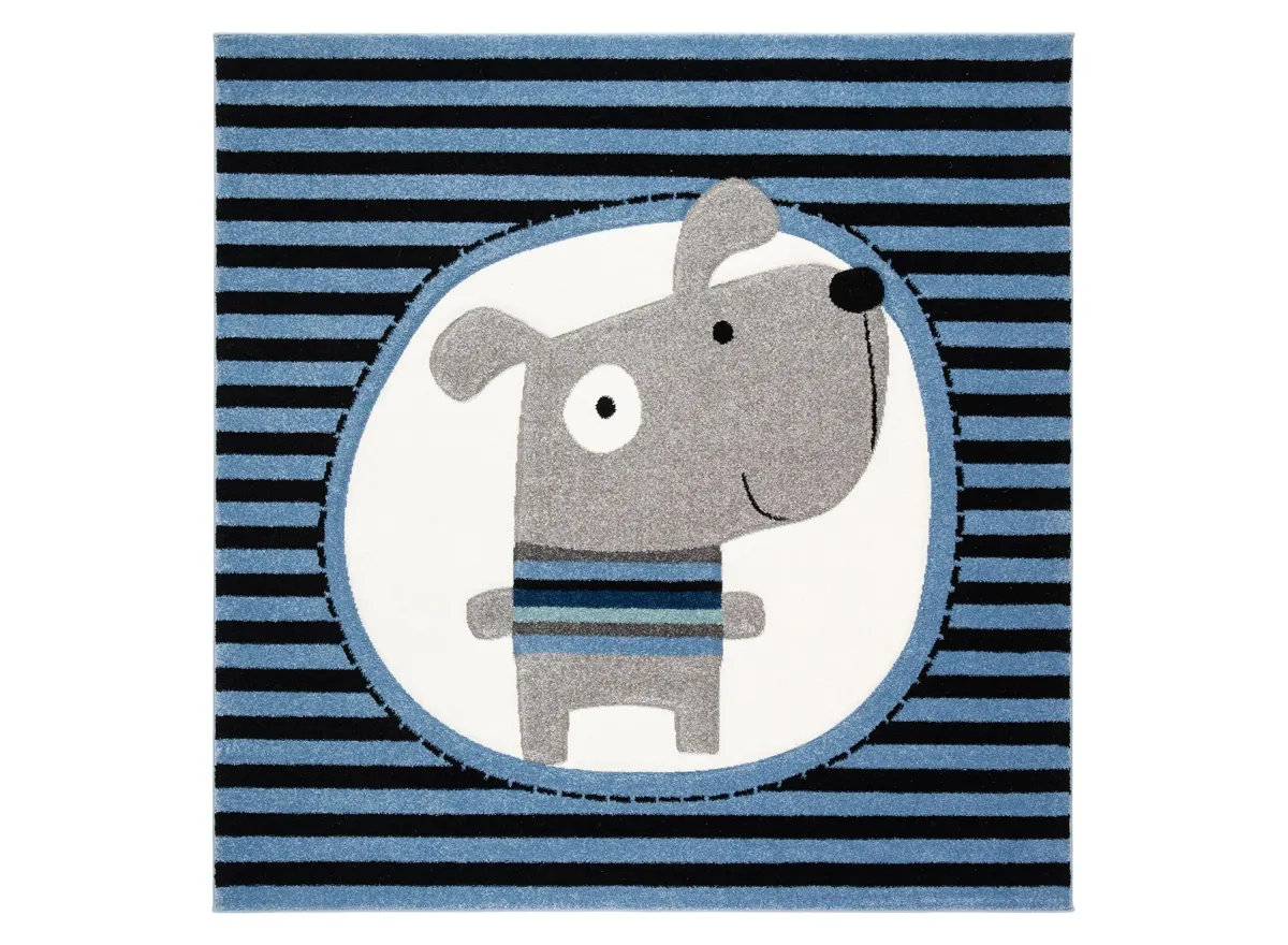 Carousel Puppy Kids Area Rug