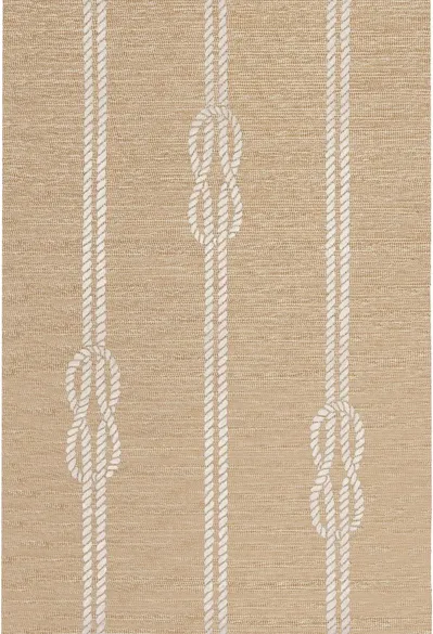 Ropes Indoor/Outdoor Area Rug in Neutral by Trans-Ocean Import Co Inc