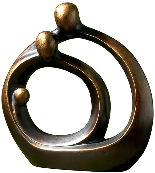 Family Circles Bronze Figurine in Bronze by Uttermost