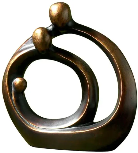 Family Circles Bronze Figurine in Bronze by Uttermost