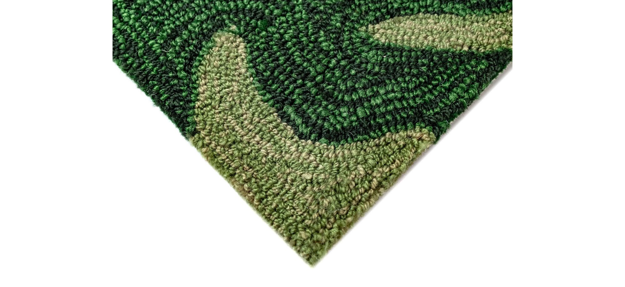 Leaf Indoor/Outdoor Area Rug in Green by Trans-Ocean Import Co Inc