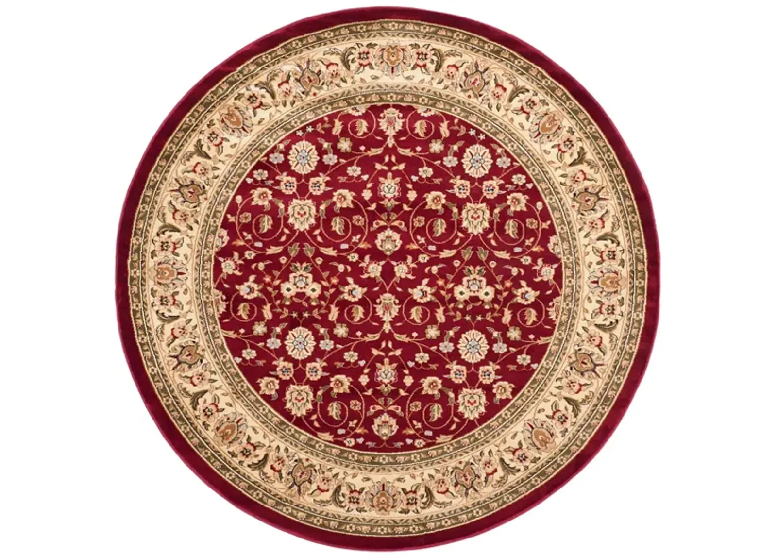 Wimbledon Area Rug in Red / Ivory by Safavieh