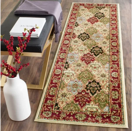 Guildhall Runner Rug in Multi / Red by Safavieh