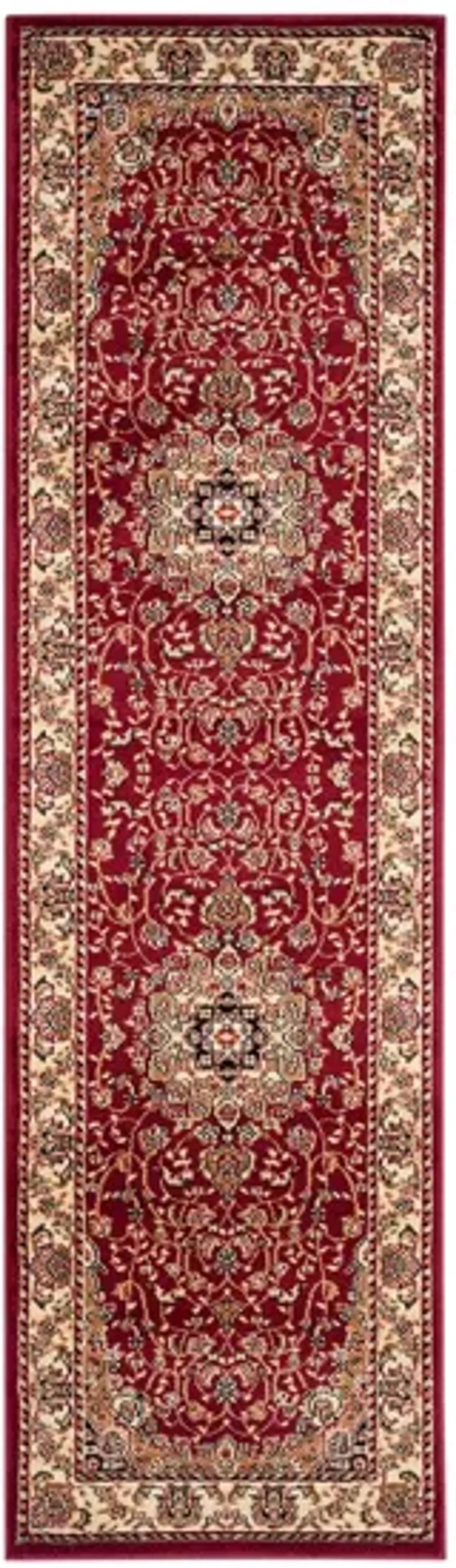 Wessex Runner Rug in Red / Ivory by Safavieh