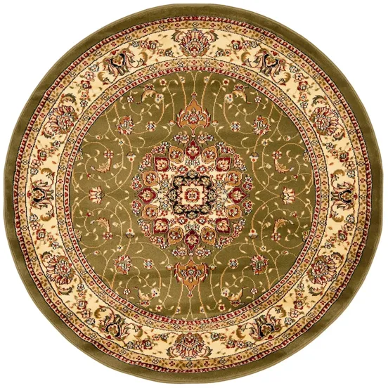 Wessex Area Rug Round in Sage / Ivory by Safavieh