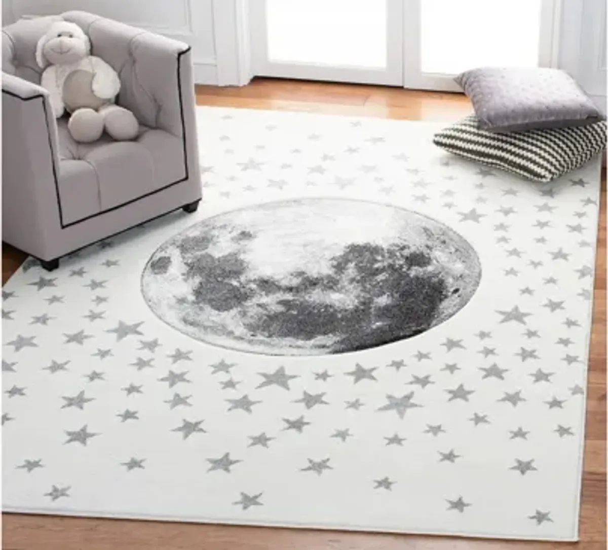 Carousel Earth Kids Area Rug