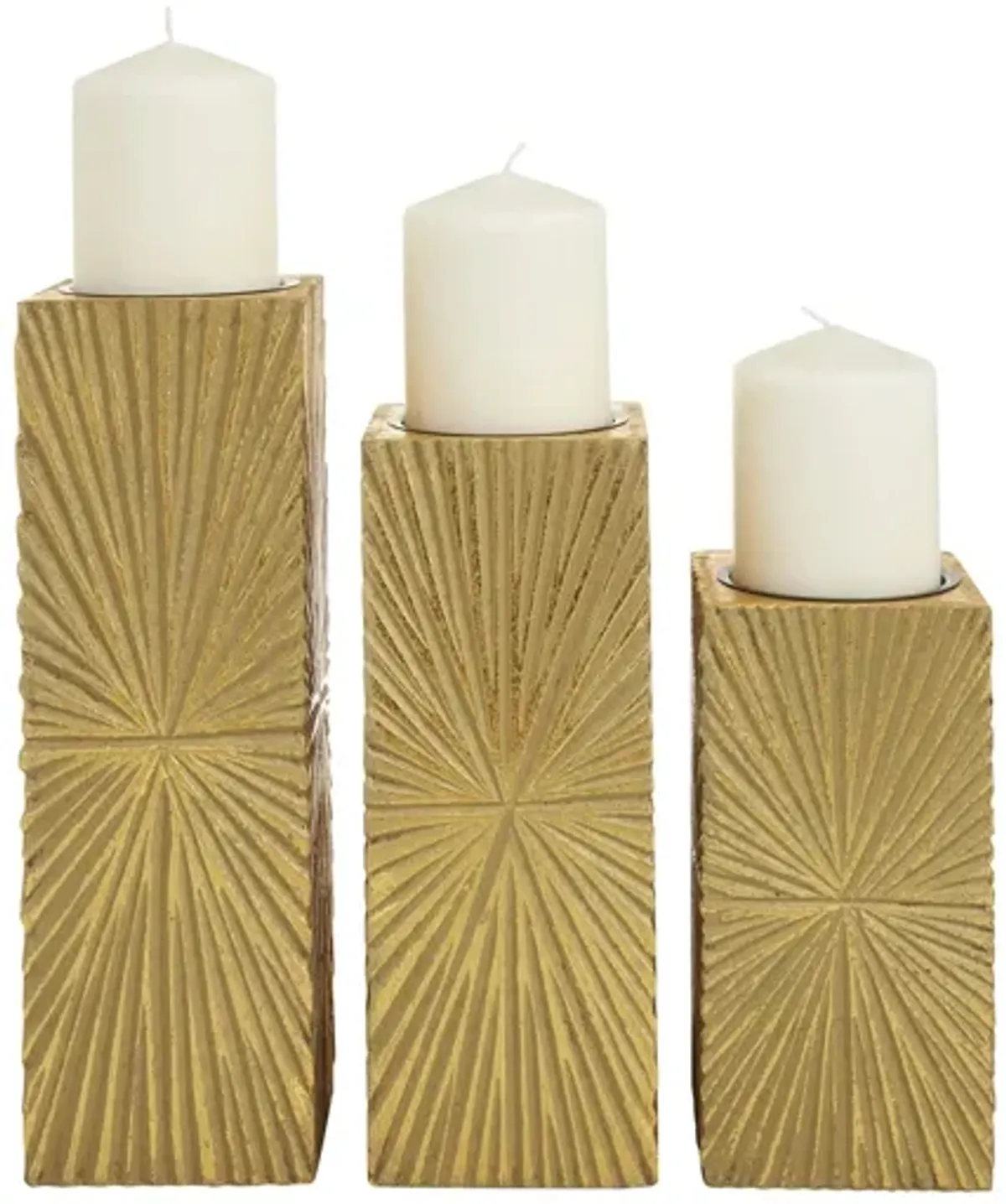 Ivy Collection Songster Candle Holders Set of 3