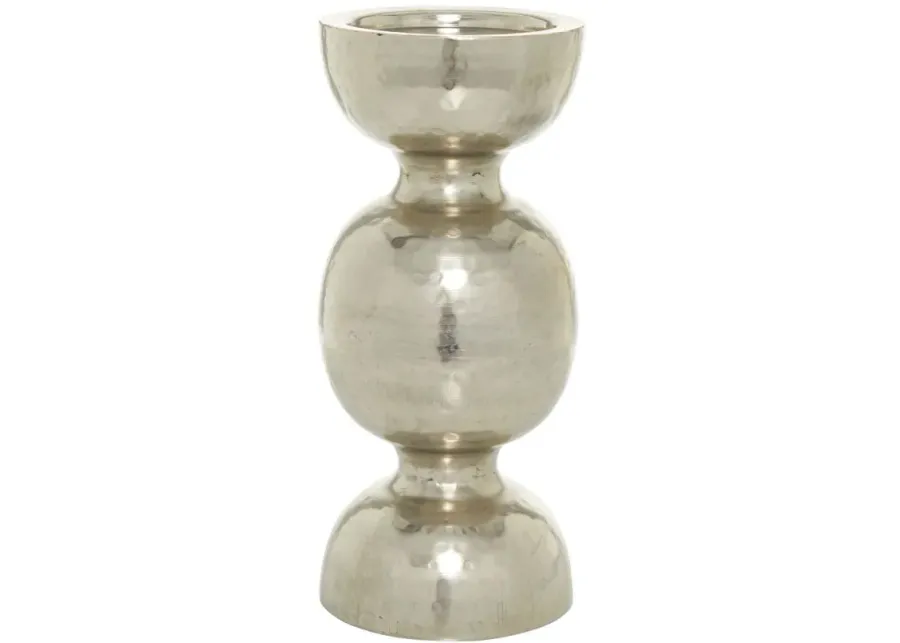 Ivy Collection Northwest Candle Holder in Silver by UMA Enterprises