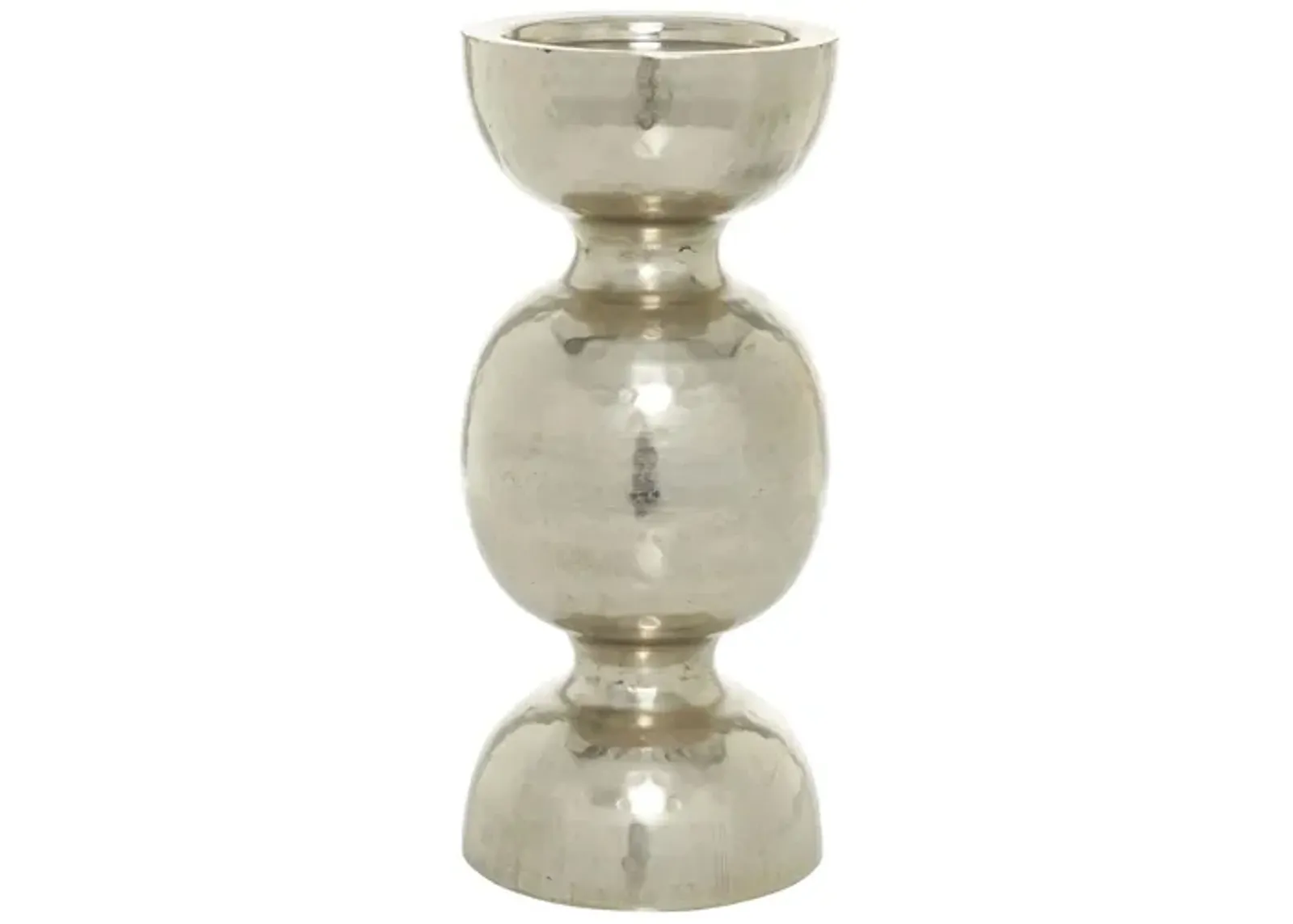 Ivy Collection Northwest Candle Holder in Silver by UMA Enterprises