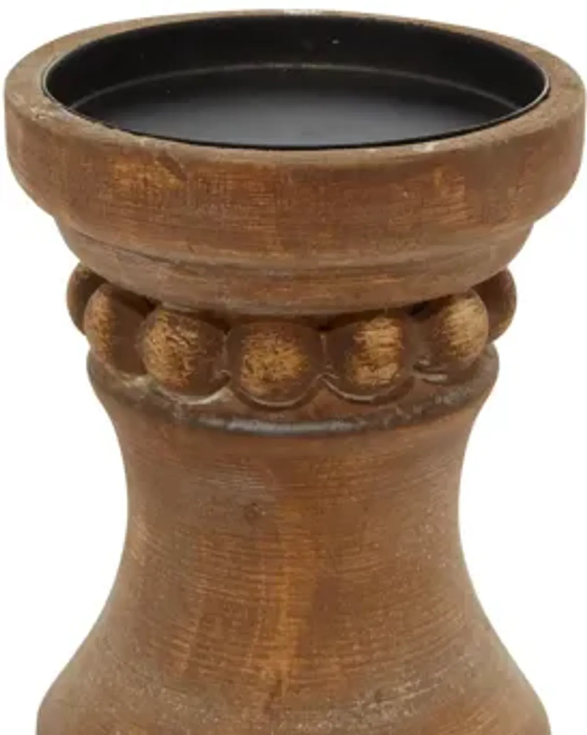Ivy Collection Nakashima Candle Holders Set of 3
