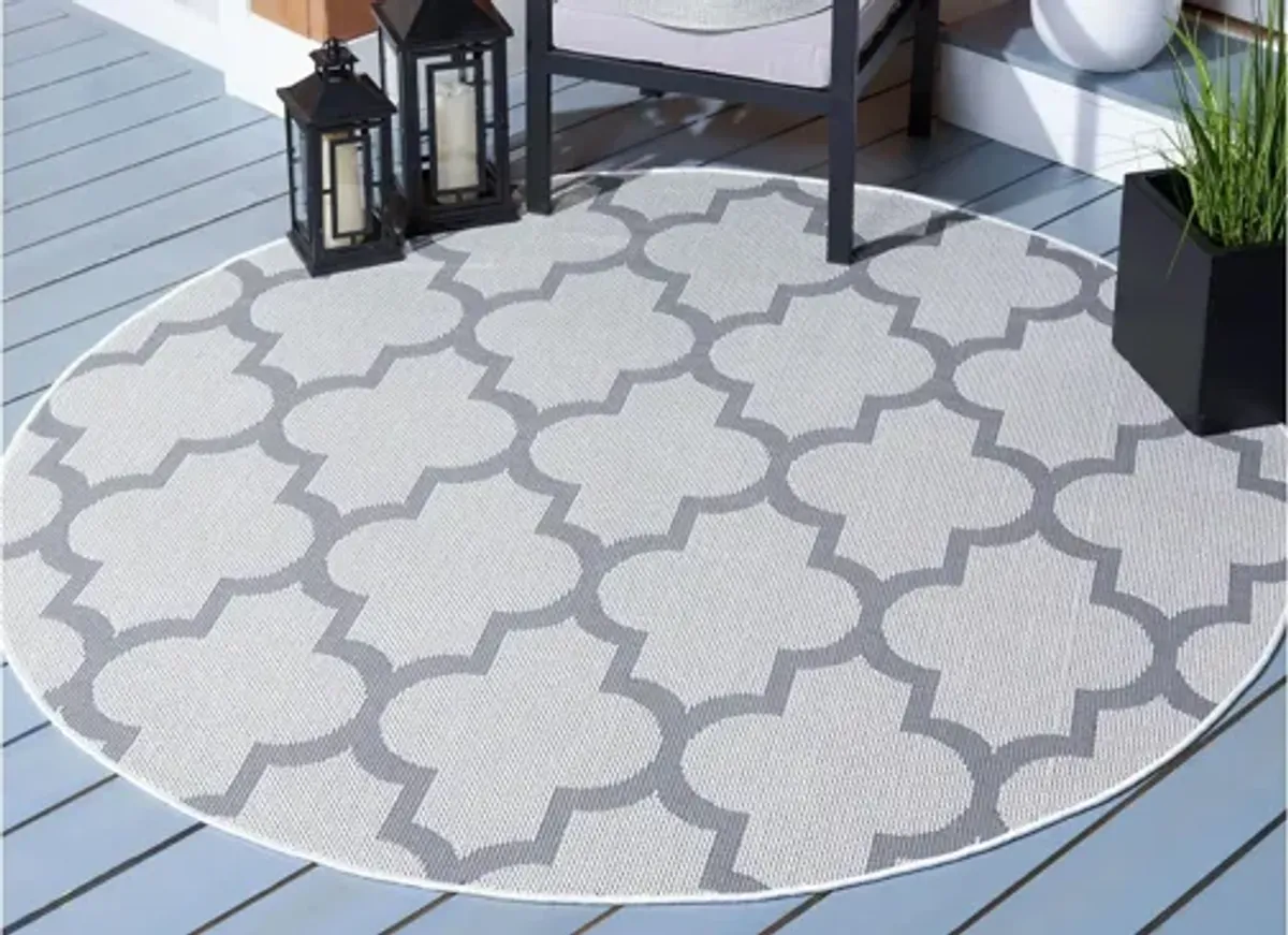 Bermuda Trellis Indoor/Outdoor Round Area Rug