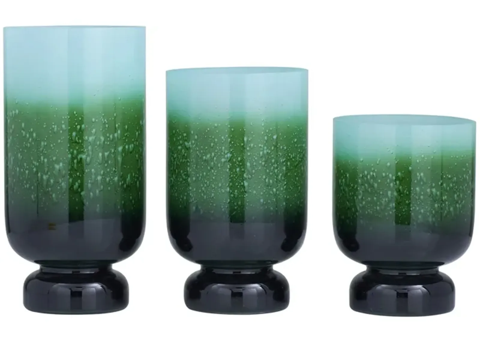 Novogratz McBride Candle Holders Set of 3 in Green by UMA Enterprises