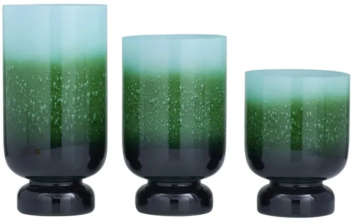 Novogratz McBride Candle Holders Set of 3 in Green by UMA Enterprises