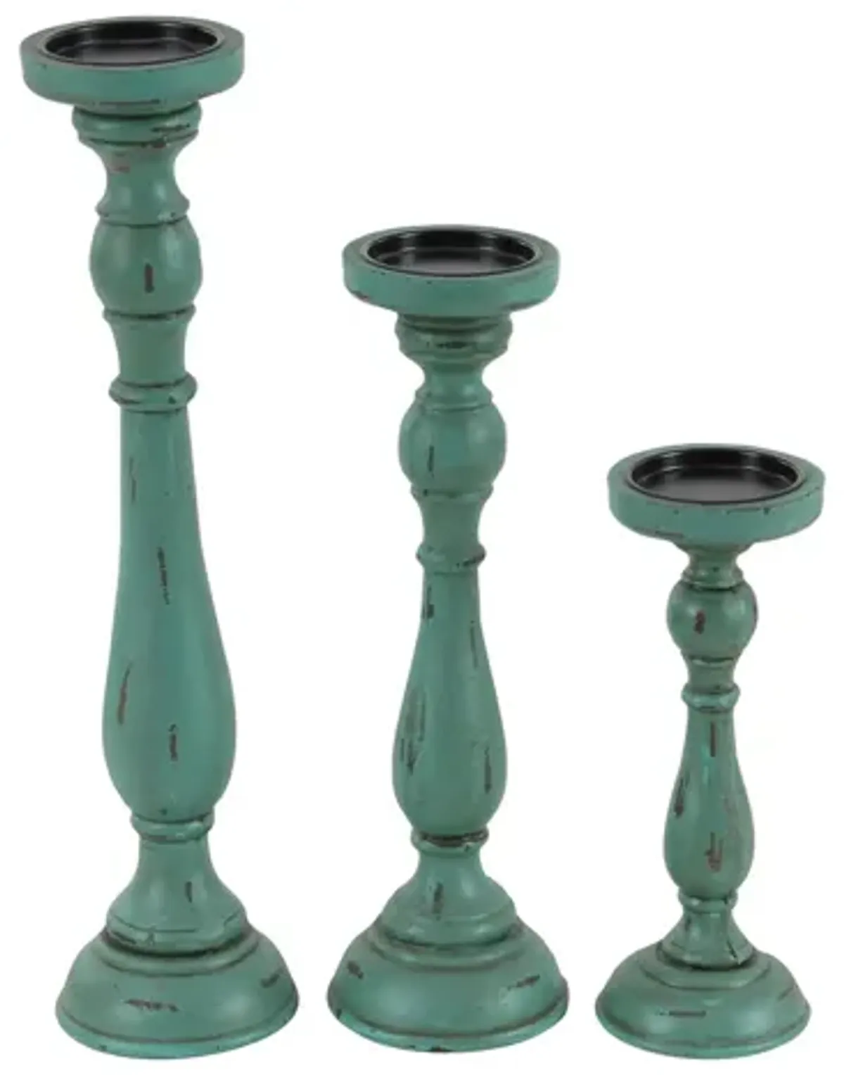 Ivy Collection Devereux Candle Holders Set of 3