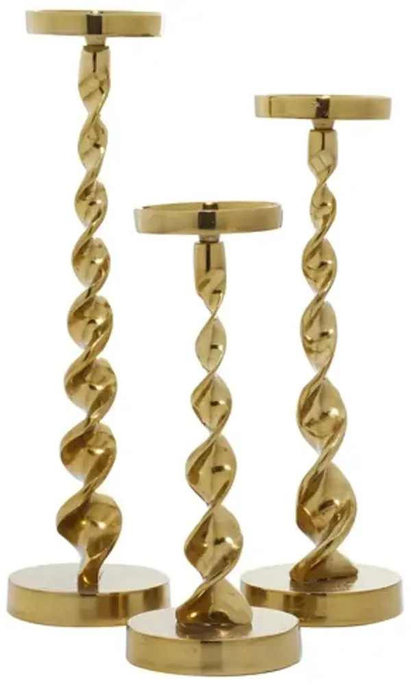 Ivy Collection Altomonte Candle Holders Set of 3