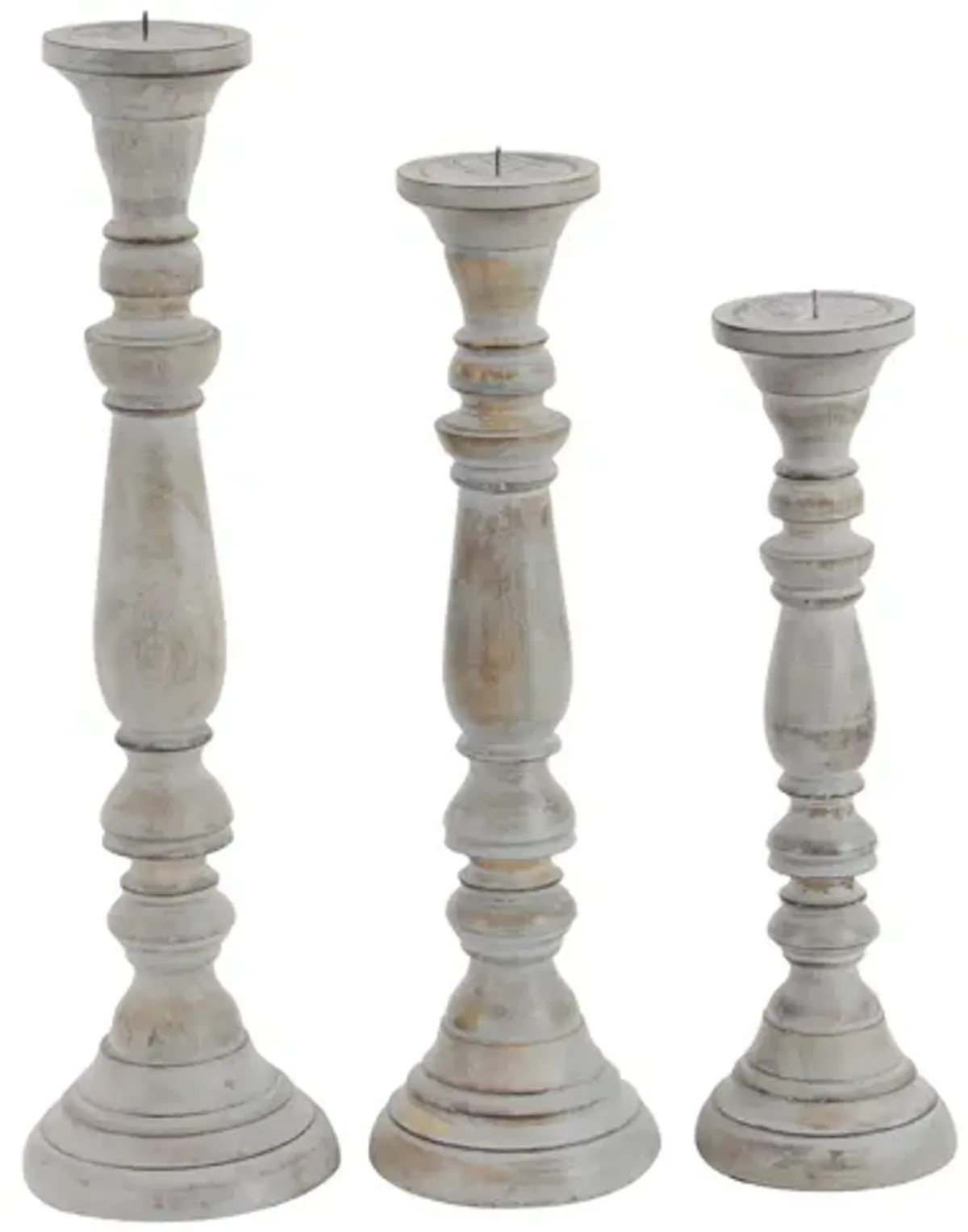 Ivy Collection Nikita Candle Holders Set of 3