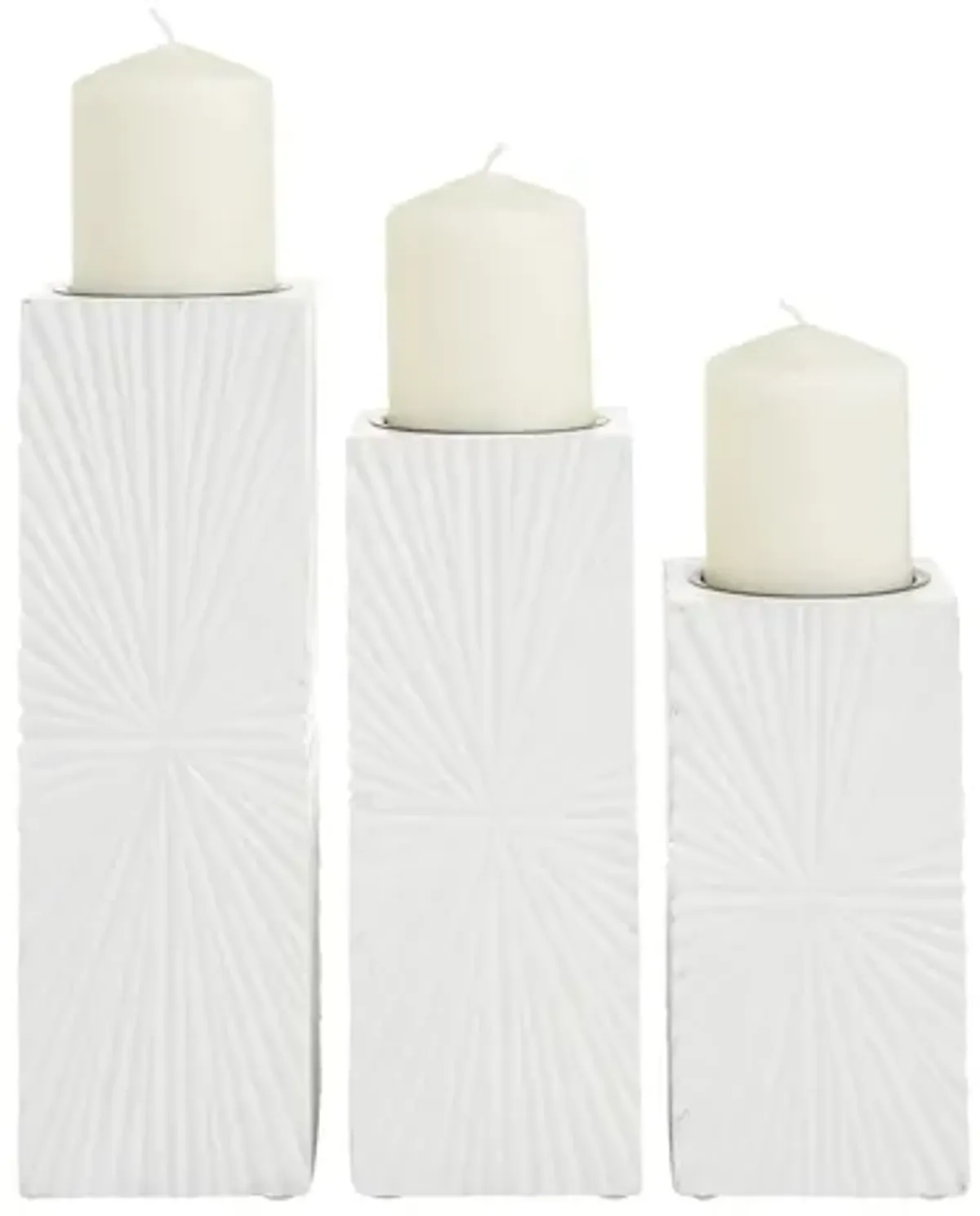 Ivy Collection Songster Candle Holders Set of 3