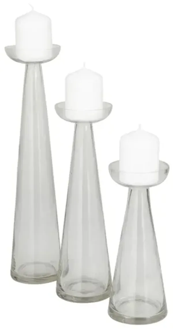 Ivy Collection Leaper Candle Holders Set of 3