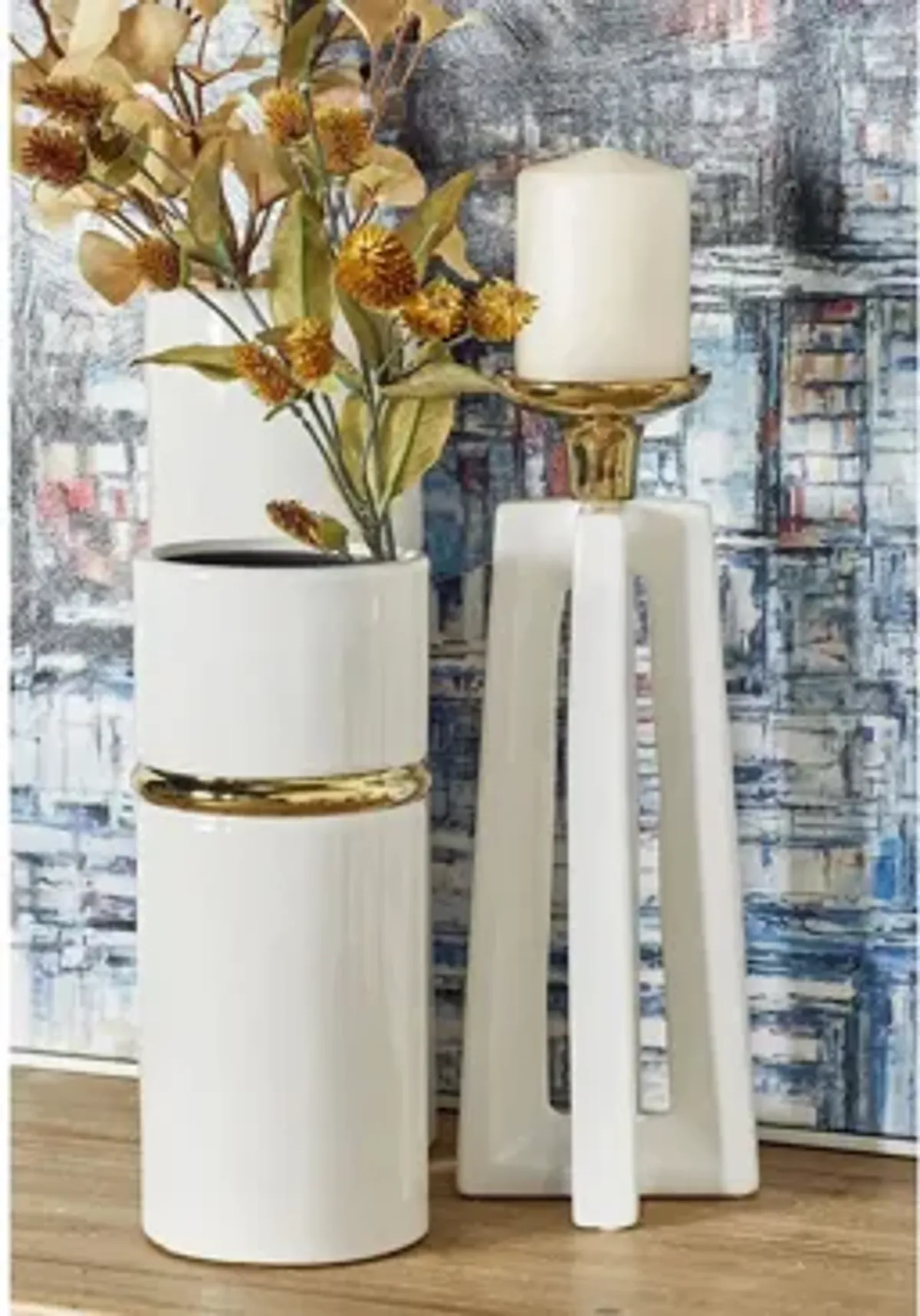 Ivy Collection Gallifreyan Candle Holders Set of 2