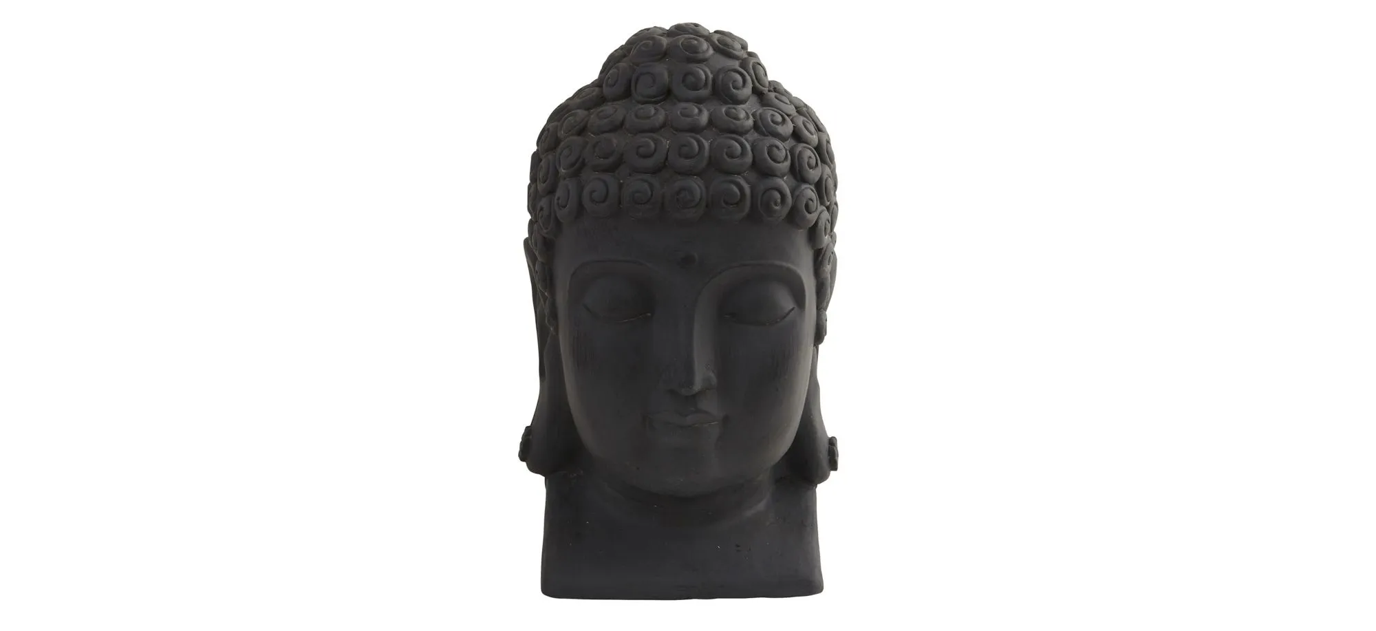 Buddha Head (Indoor/Outdoor) in Black by Bellanest