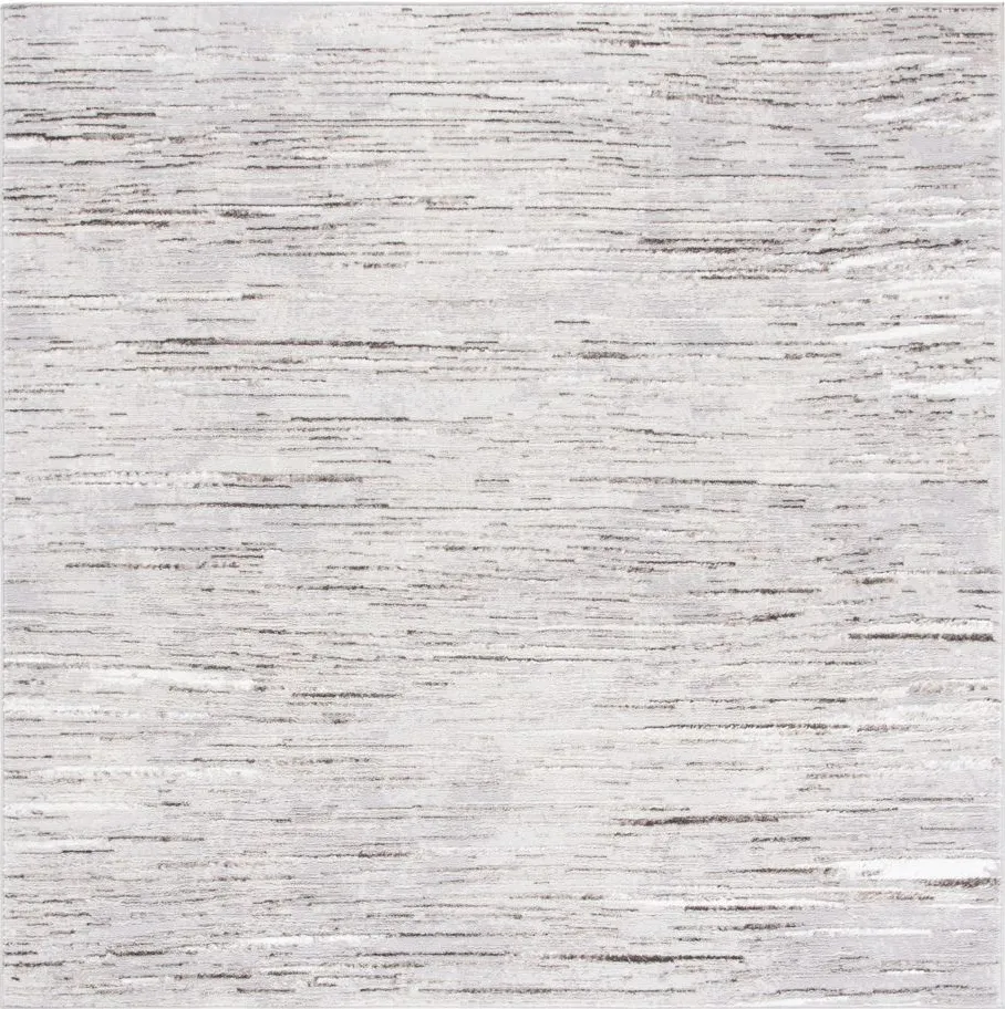 Orchard V Square Rug in Light Gray by Safavieh