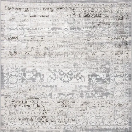 Orchard VII Square Rug in Light Gray by Safavieh