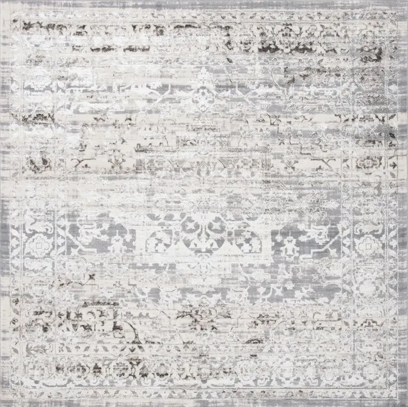 Orchard VII Square Rug in Light Gray by Safavieh