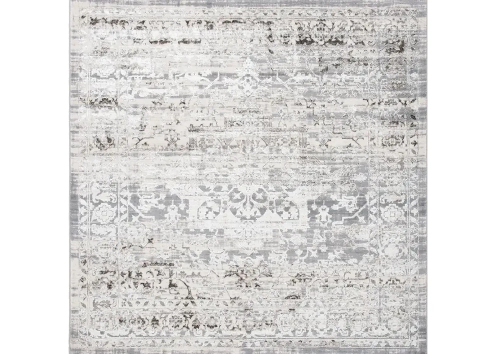 Orchard VII Square Rug in Light Gray by Safavieh