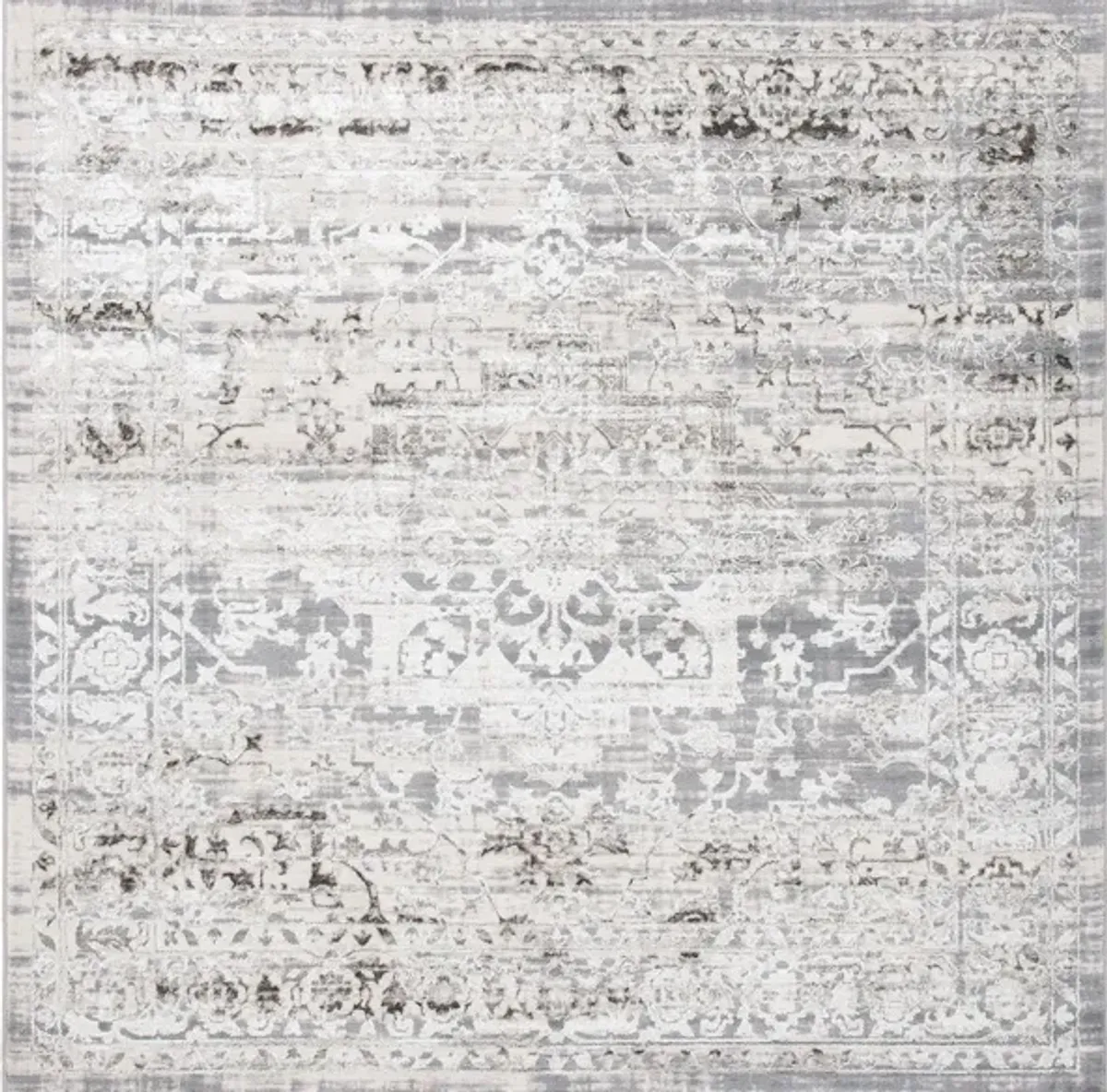 Orchard VII Square Rug in Light Gray by Safavieh