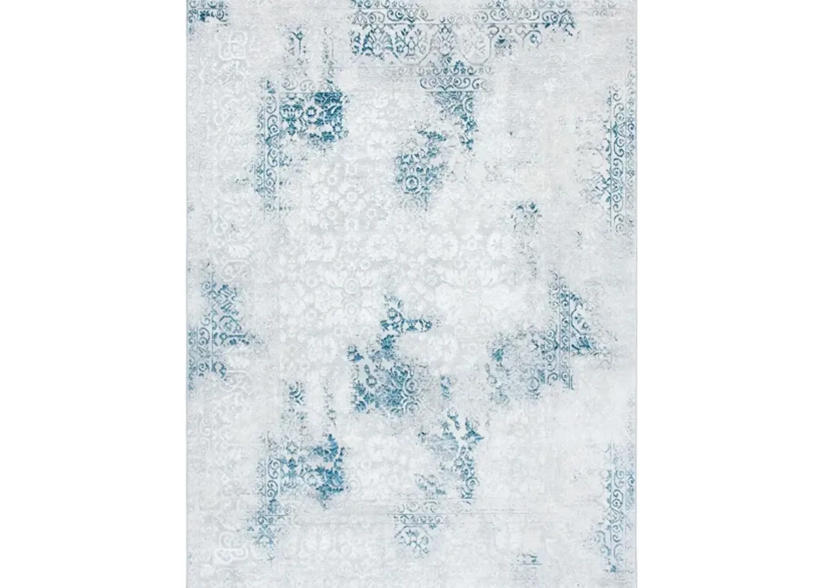 Orchard VIII Rug in Gray & Blue by Safavieh