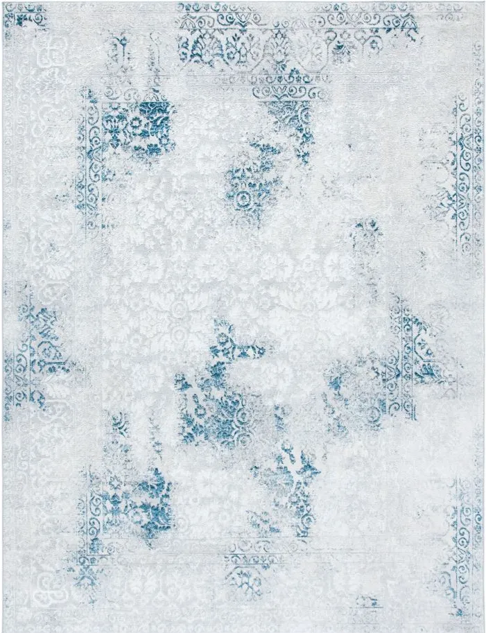 Orchard VIII Rug in Gray & Blue by Safavieh