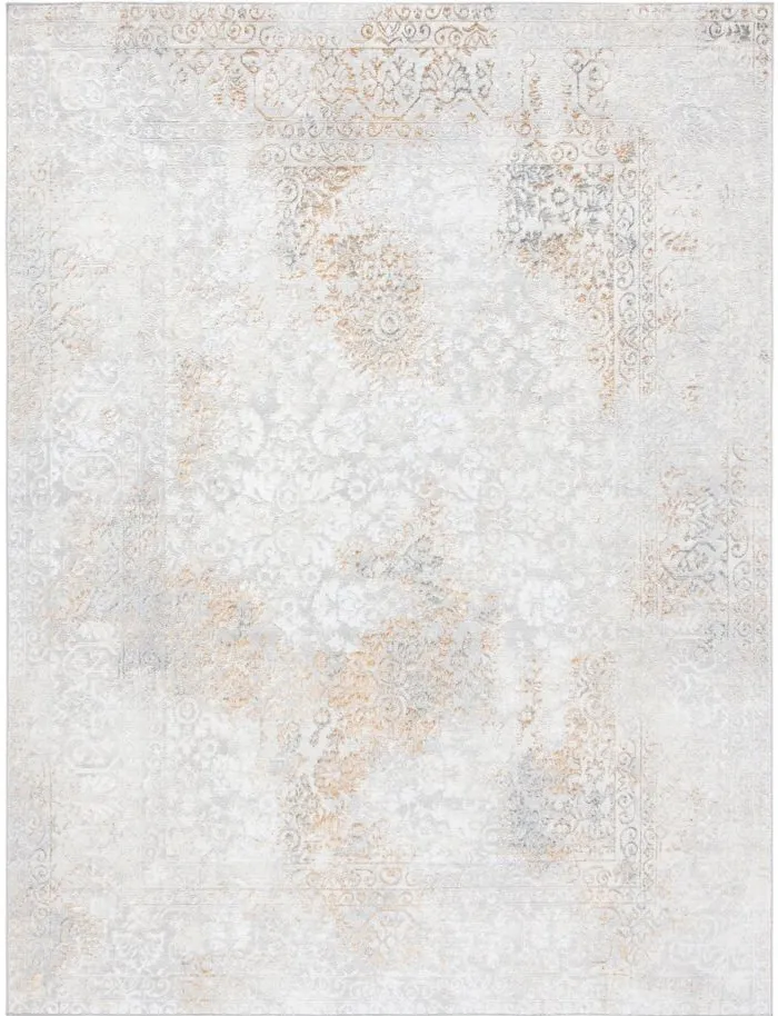 Orchard VIII Rug in Gray & Gold by Safavieh
