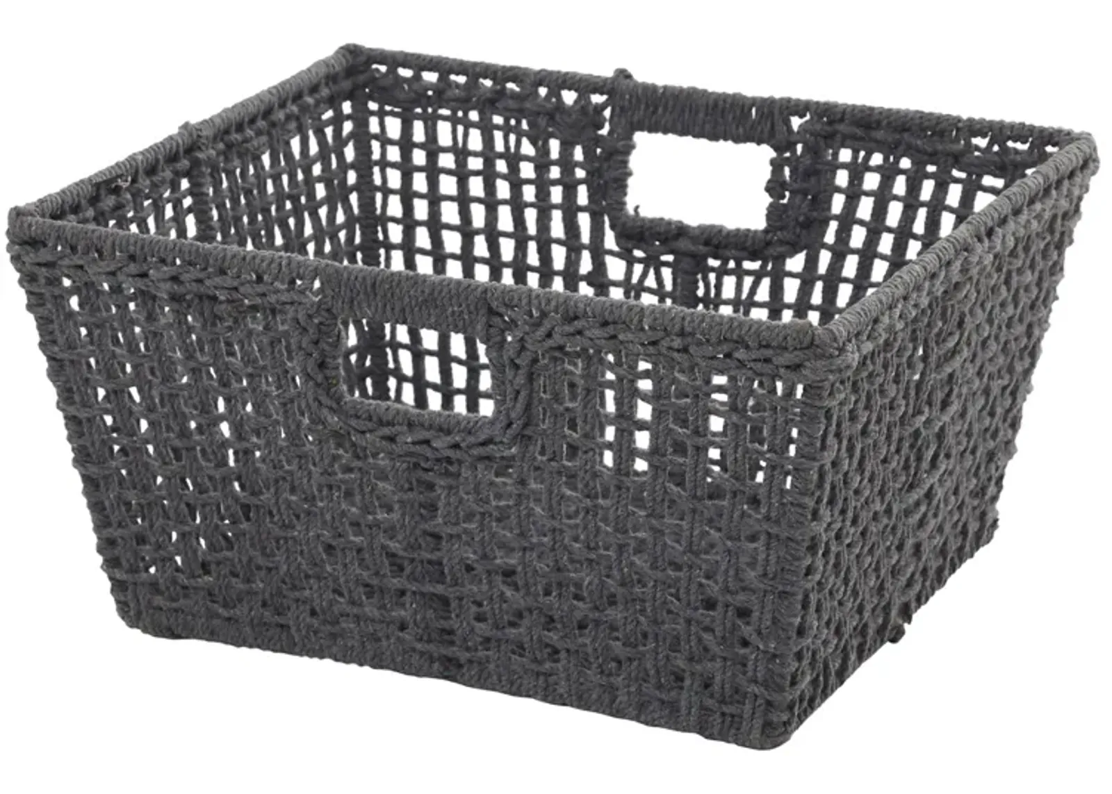 Ivy Collection Tsukino Storage Basket in Gray by UMA Enterprises