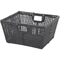 Ivy Collection Tsukino Storage Basket in Gray by UMA Enterprises