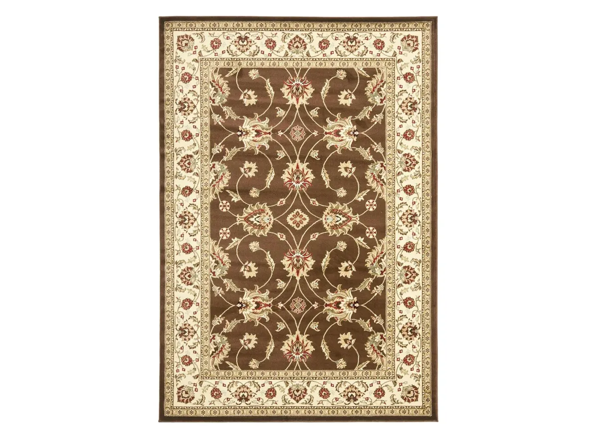 Severn Area Rug in Brown / Ivory by Safavieh