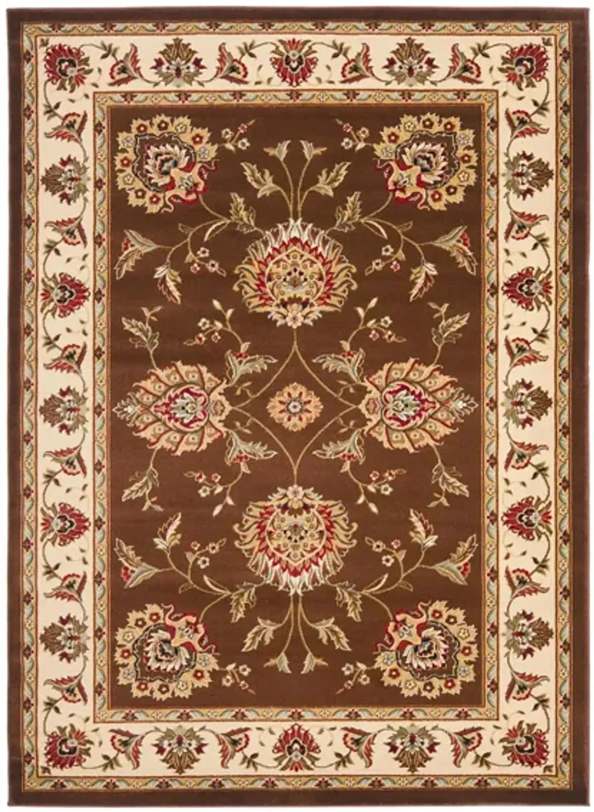 Mersey Area Rug in Brown / Ivory by Safavieh