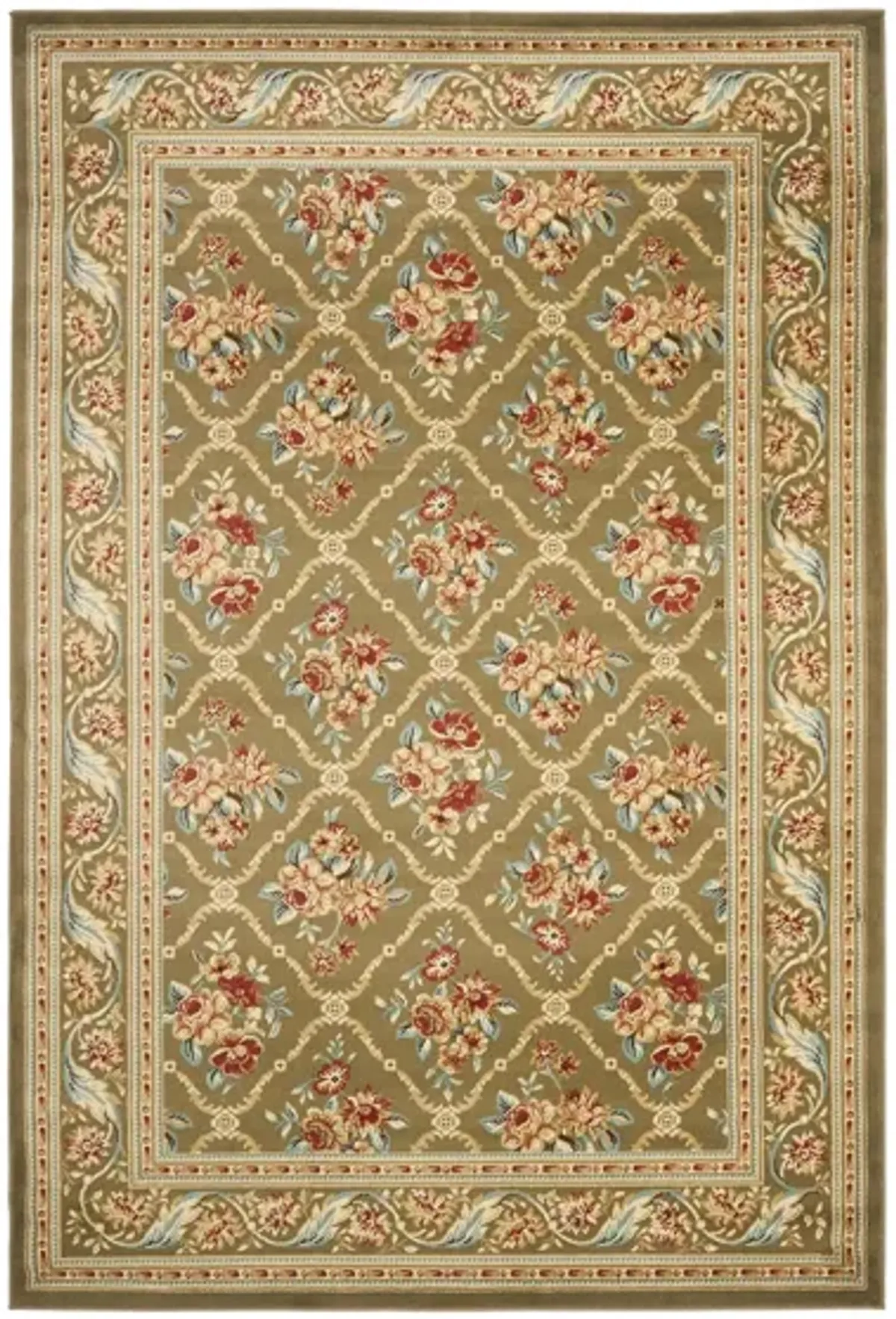 Crown Point Area Rug in Green by Safavieh