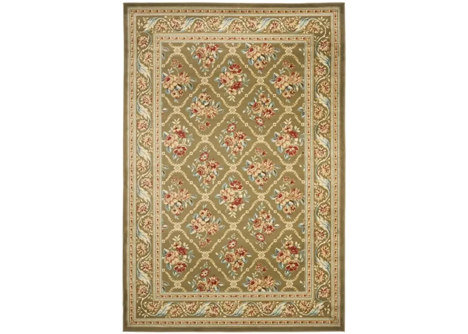 Crown Point Area Rug in Green by Safavieh