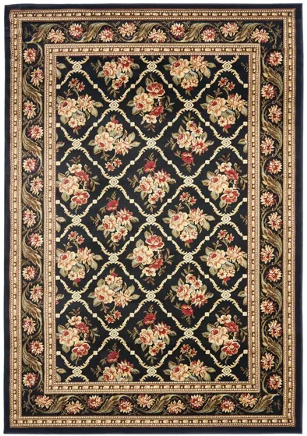 Crown Point Area Rug in Black by Safavieh