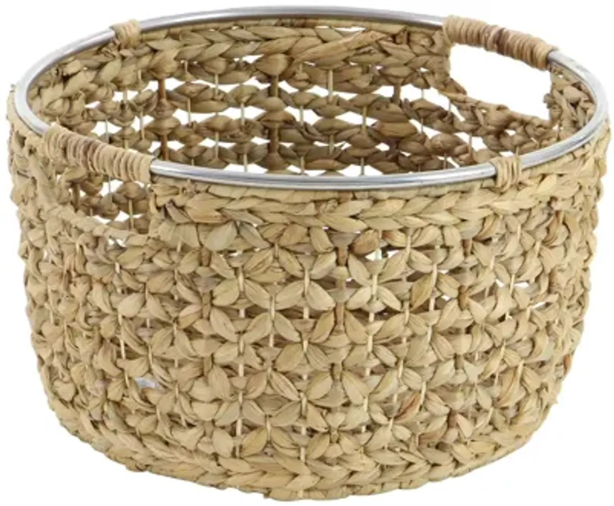 Ivy Collection Set of 3 Round Storage Baskets
