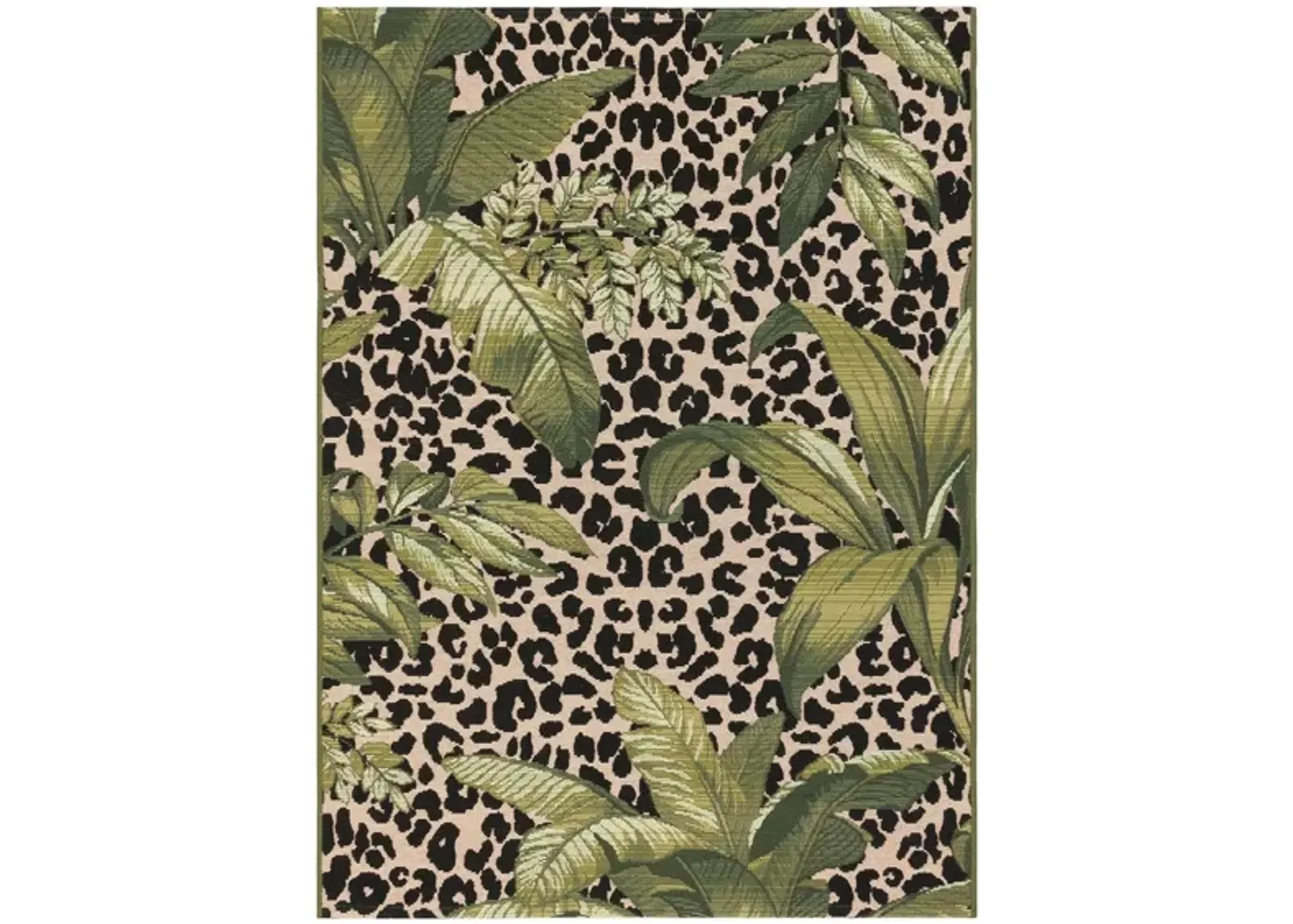 Liora Manne Marina Safari Indoor/Outdoor Area Rug in Green by Trans-Ocean Import Co Inc