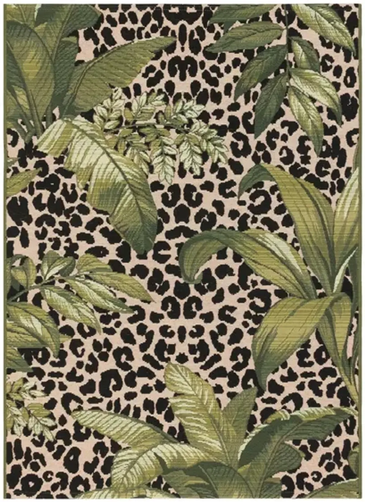 Liora Manne Marina Safari Indoor/Outdoor Area Rug in Green by Trans-Ocean Import Co Inc