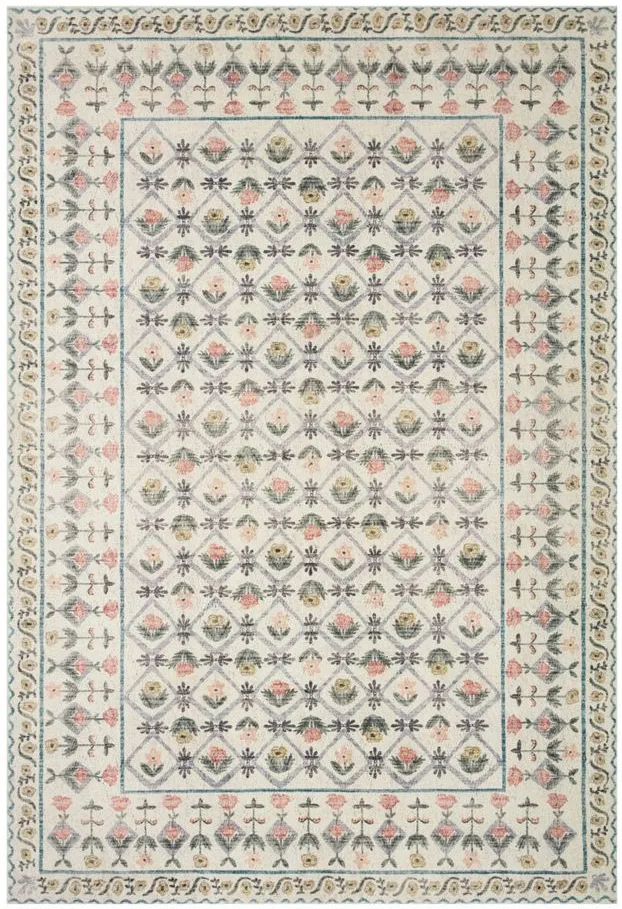 Eden Area Rug in Lattice/Ivory by Loloi Rugs
