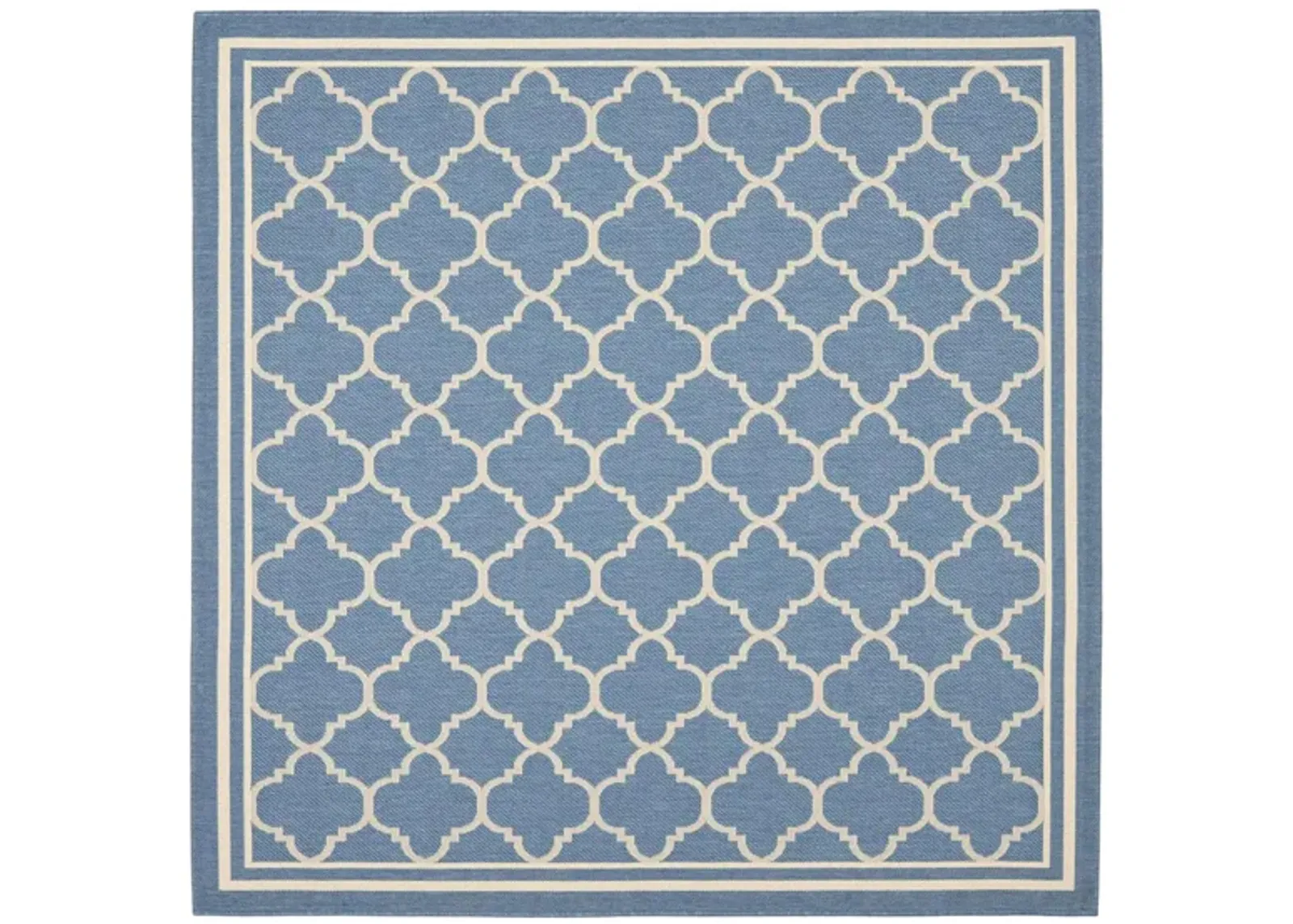 Courtyard Pathway Indoor/Outdoor Area Rug in Blue & Beige by Safavieh