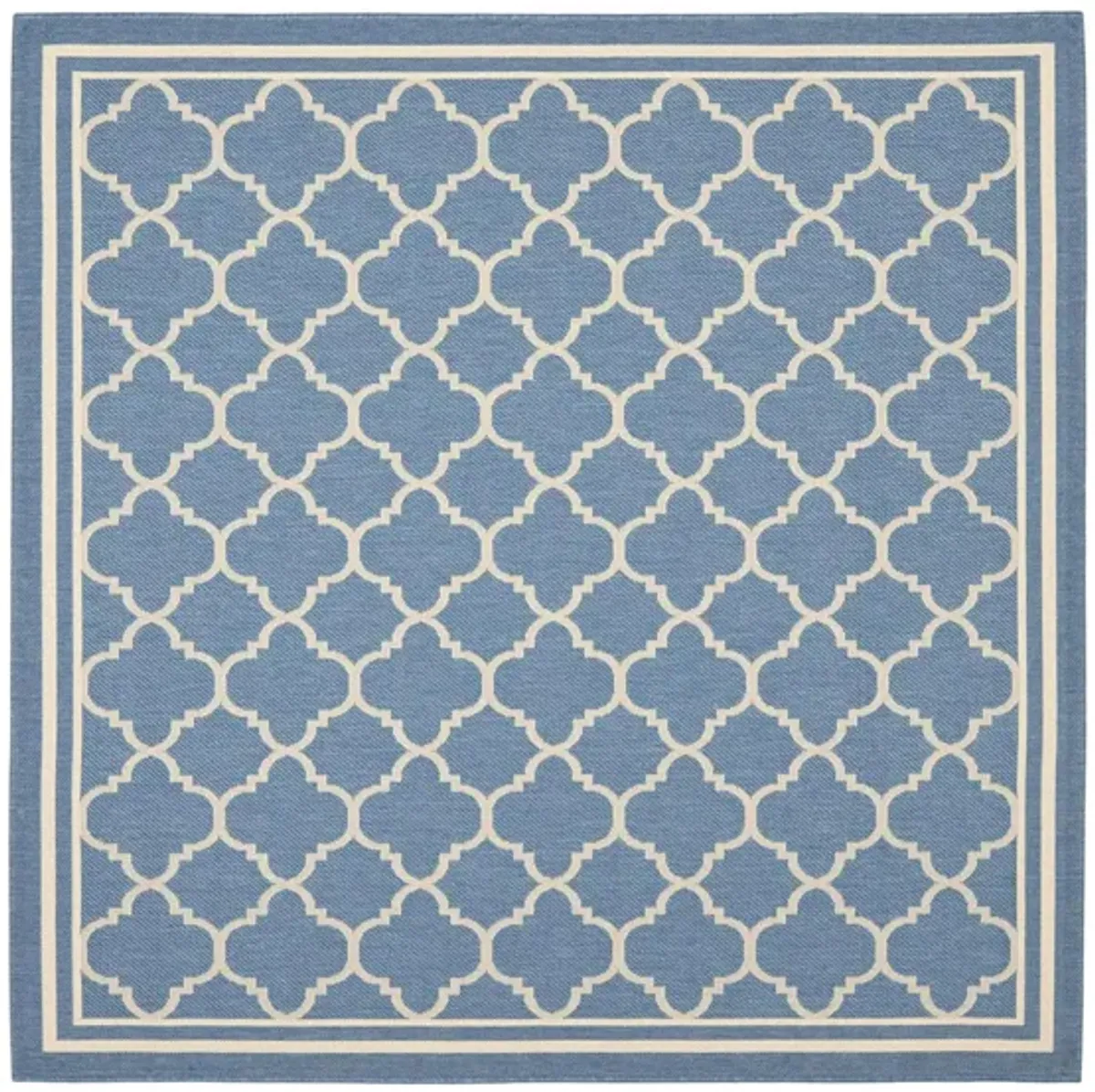 Courtyard Pathway Indoor/Outdoor Area Rug in Blue & Beige by Safavieh