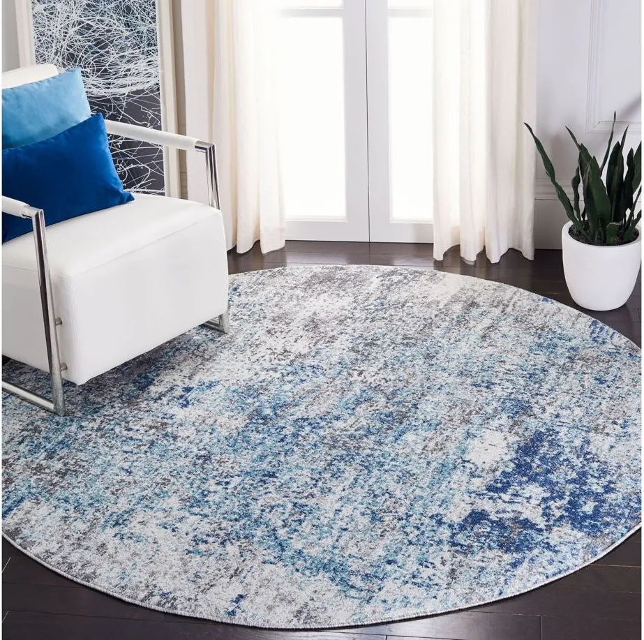 Bartons Area Rug in Light Blue & Gray by Safavieh