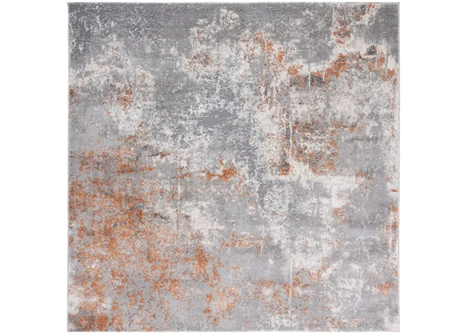 Osbourne Area Rug in Gray & Rust by Safavieh