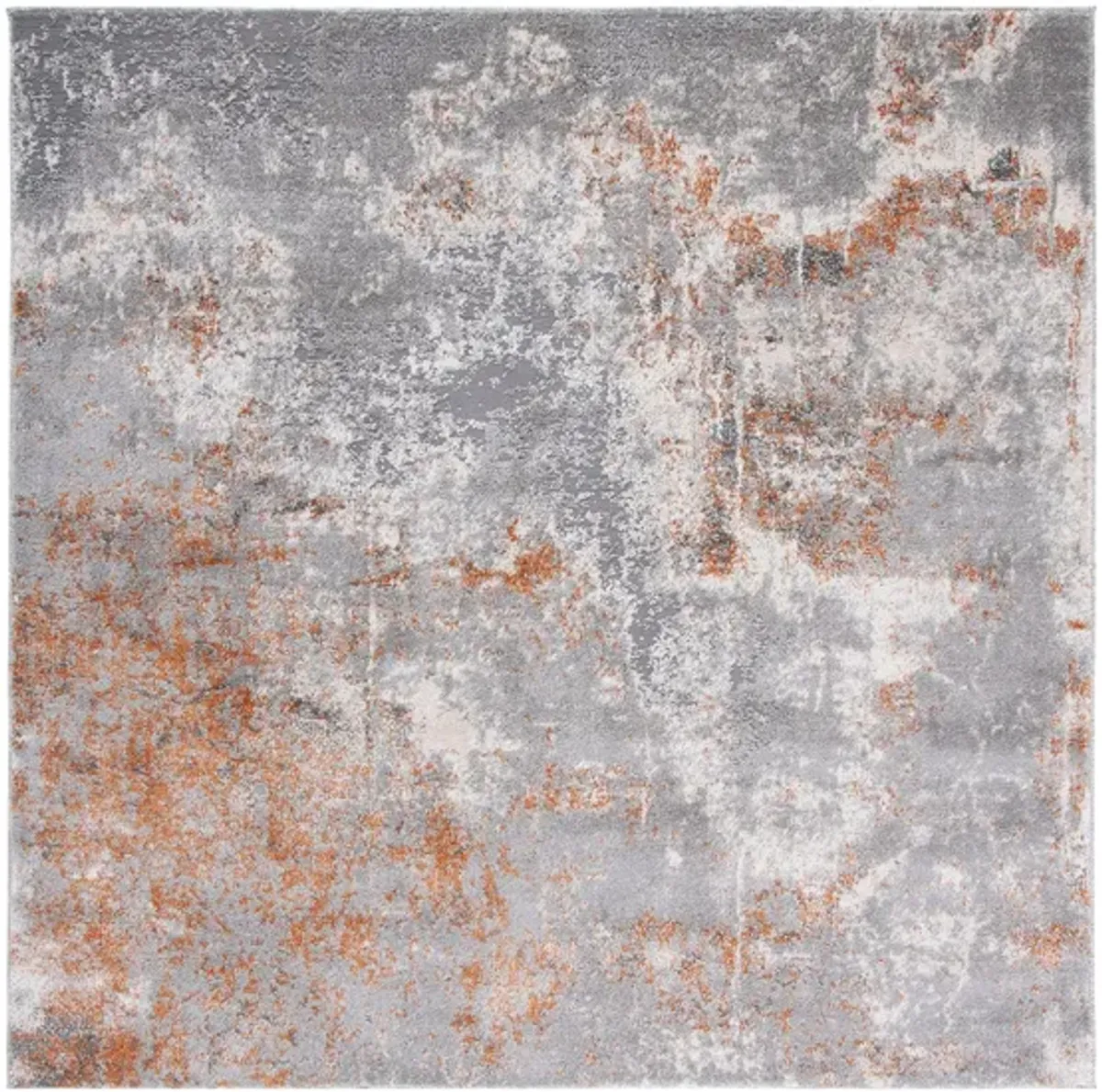 Osbourne Area Rug in Gray & Rust by Safavieh