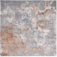 Osbourne Area Rug in Gray & Rust by Safavieh