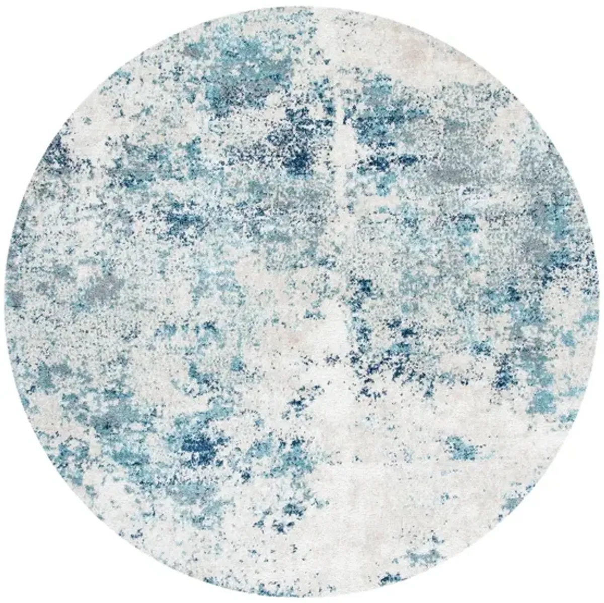 Iommi Area Rug in Ivory & Blue by Safavieh